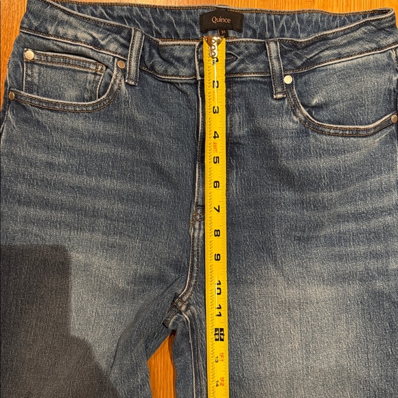Quince Bella Stretch Relaxed Straight Leg Jeans, NWOT, 31 - Picture 6 of 11